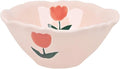 Flower Shaped Ceramic Soup Bowl, Pink Floret Cereal Salad Bowl | Delicate Floret Bowl For Daily Oatmeal Salad; Microwave Safe, Sweet Kitchen Table Decor