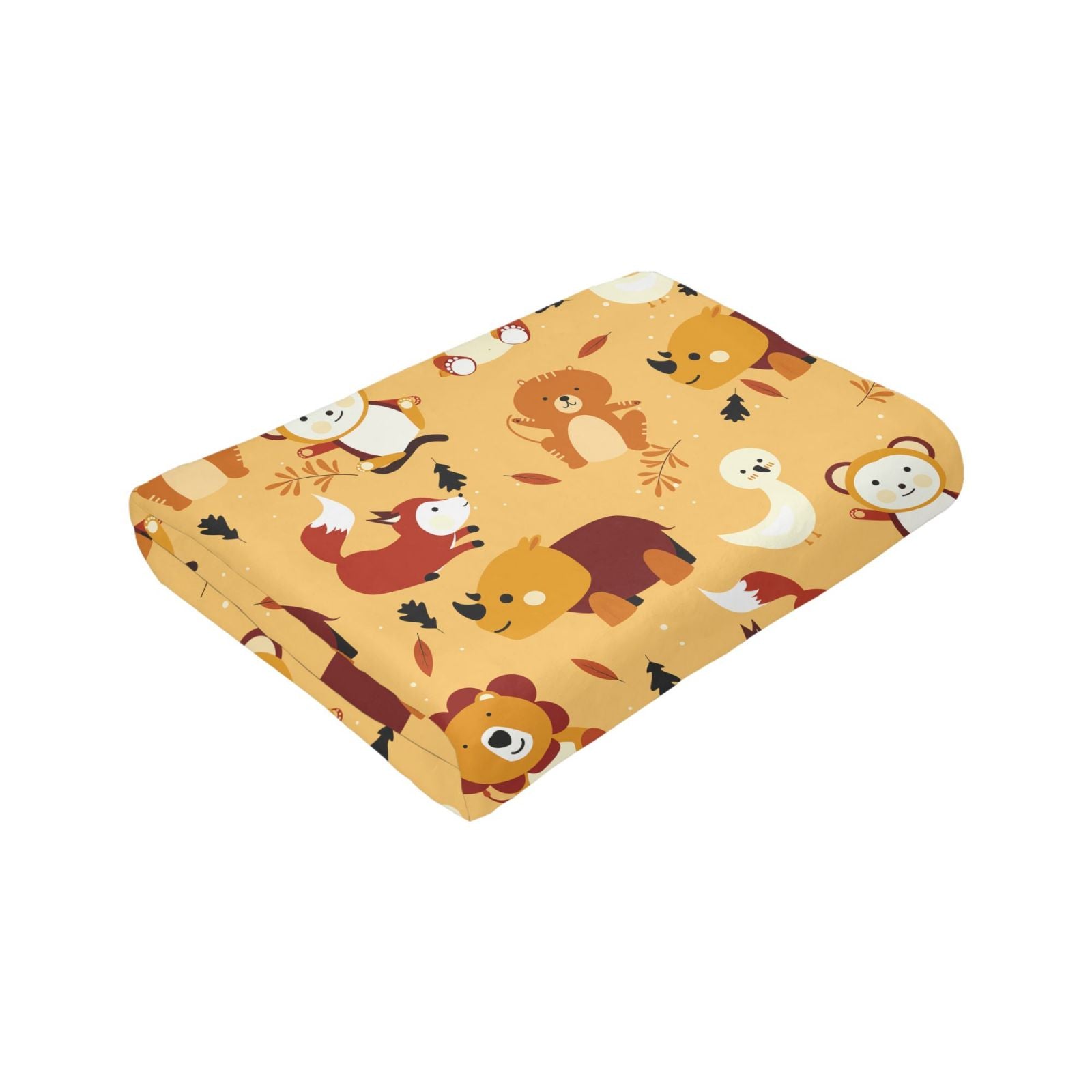 Personalized Animal  Print Blanket Ultra-Soft Microfleece Throw Blanket Air Conditioning Blanket Travel Blanket