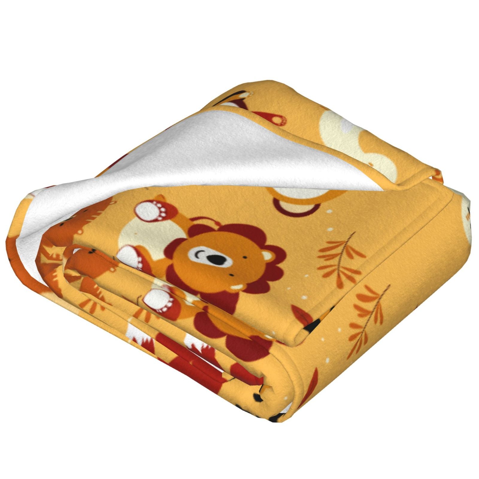 Personalized Animal  Print Blanket Ultra-Soft Microfleece Throw Blanket Air Conditioning Blanket Travel Blanket