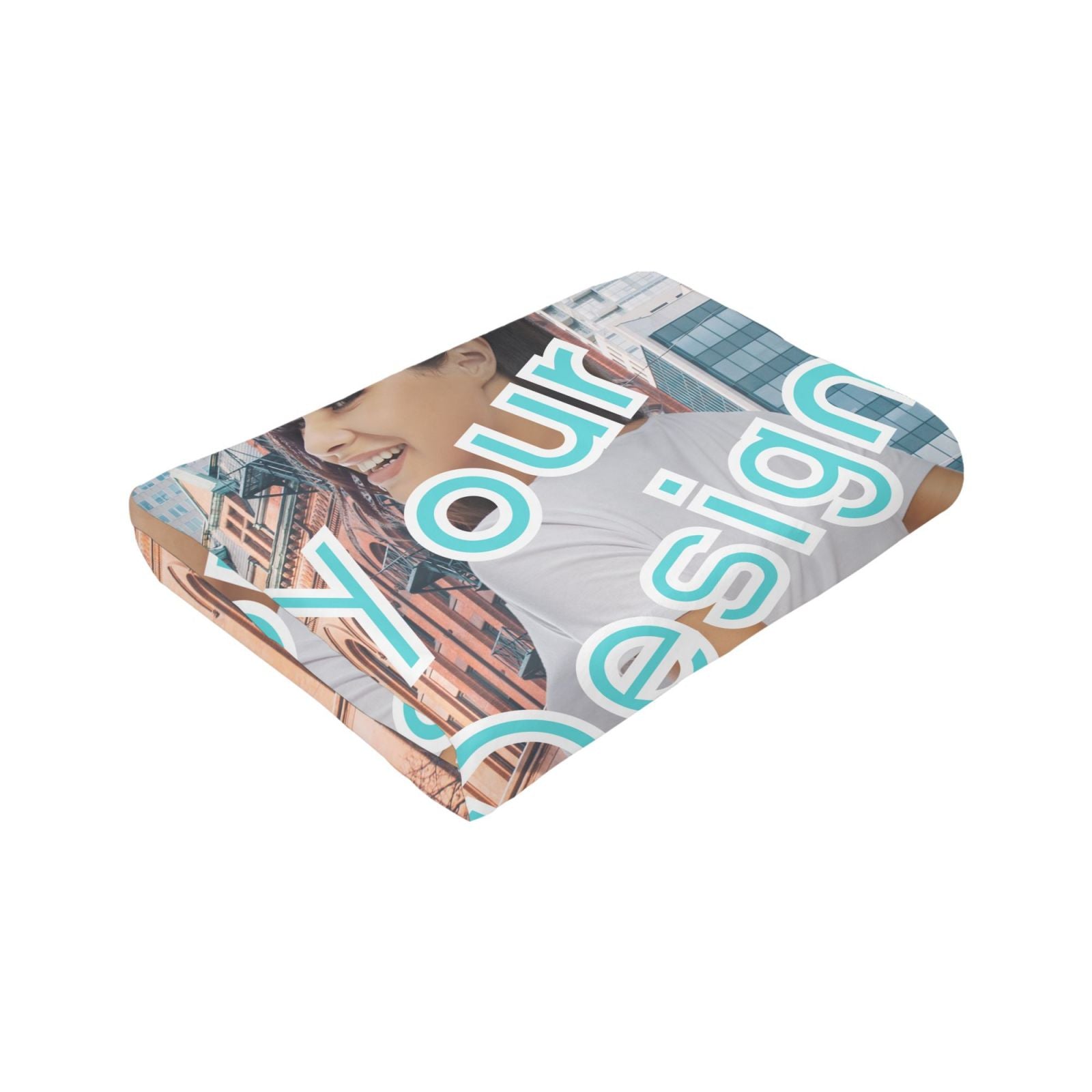 Personalized Your Design Print Blanket Ultra-Soft Microfleece Cozy Fleece Throw